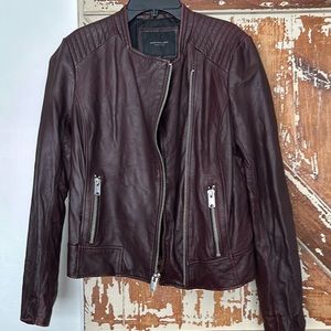 Marc New York leather moto jacket